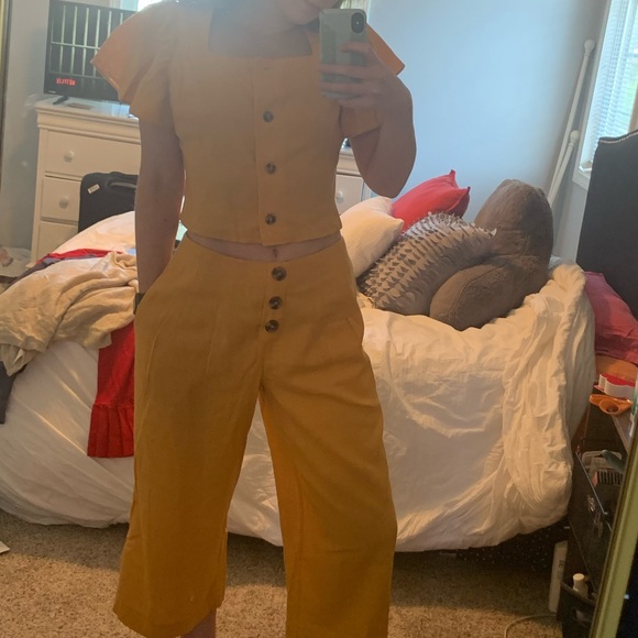 Coco Bianco Pants - Linen two piece